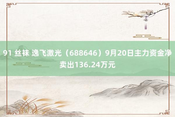 91 丝袜 逸飞激光（688646）9月20日主力资金净卖出136.24万元