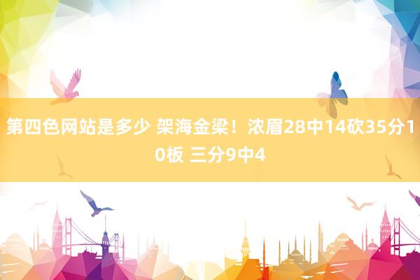 第四色网站是多少 架海金梁！浓眉28中14砍35分10板 三分9中4