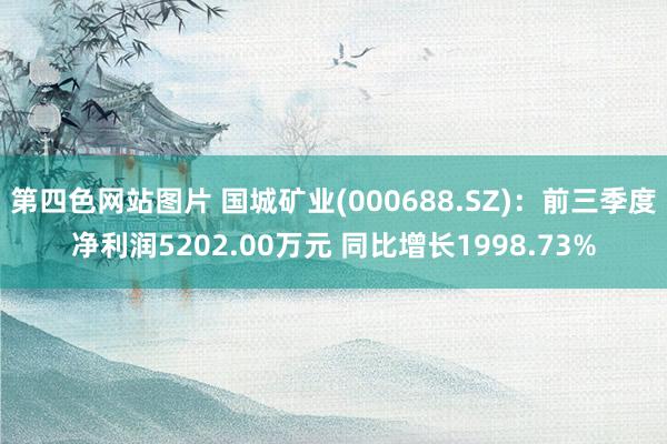 第四色网站图片 国城矿业(000688.SZ)：前三季度净利润5202.00万元 同比增长1998.73%