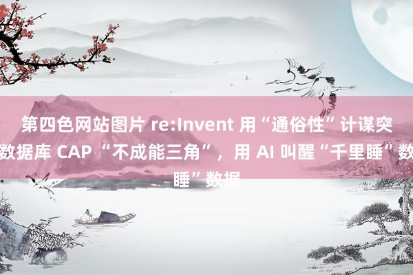 第四色网站图片 re:Invent 用“通俗性”计谋突破数据库 CAP “不成能三角”，用 AI 叫醒“千里睡”数据