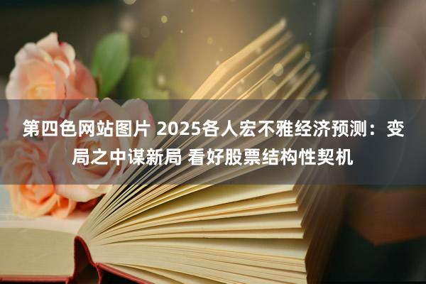 第四色网站图片 2025各人宏不雅经济预测：变局之中谋新局 看好股票结构性契机